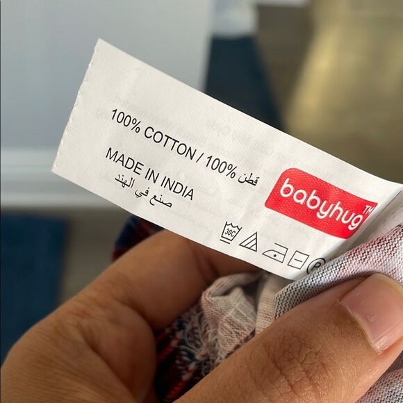 🎄NWT Cozy Blue and Red Pajama Set Plaid Pants 12-18months baby Christmas PJs - Picture 6 of 8